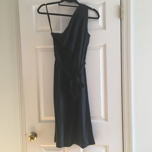 Banana Republic Black Asymmetrical Dress, Size 4